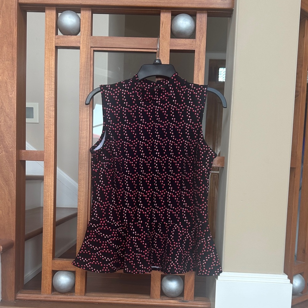 Banana Republic Sleeveless Peplum Blouse